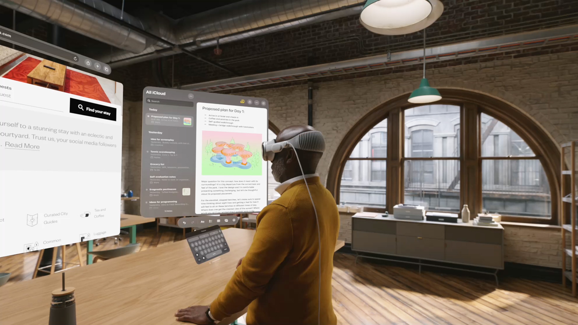 Apple Vision Pro — body tracking and animation pipeline